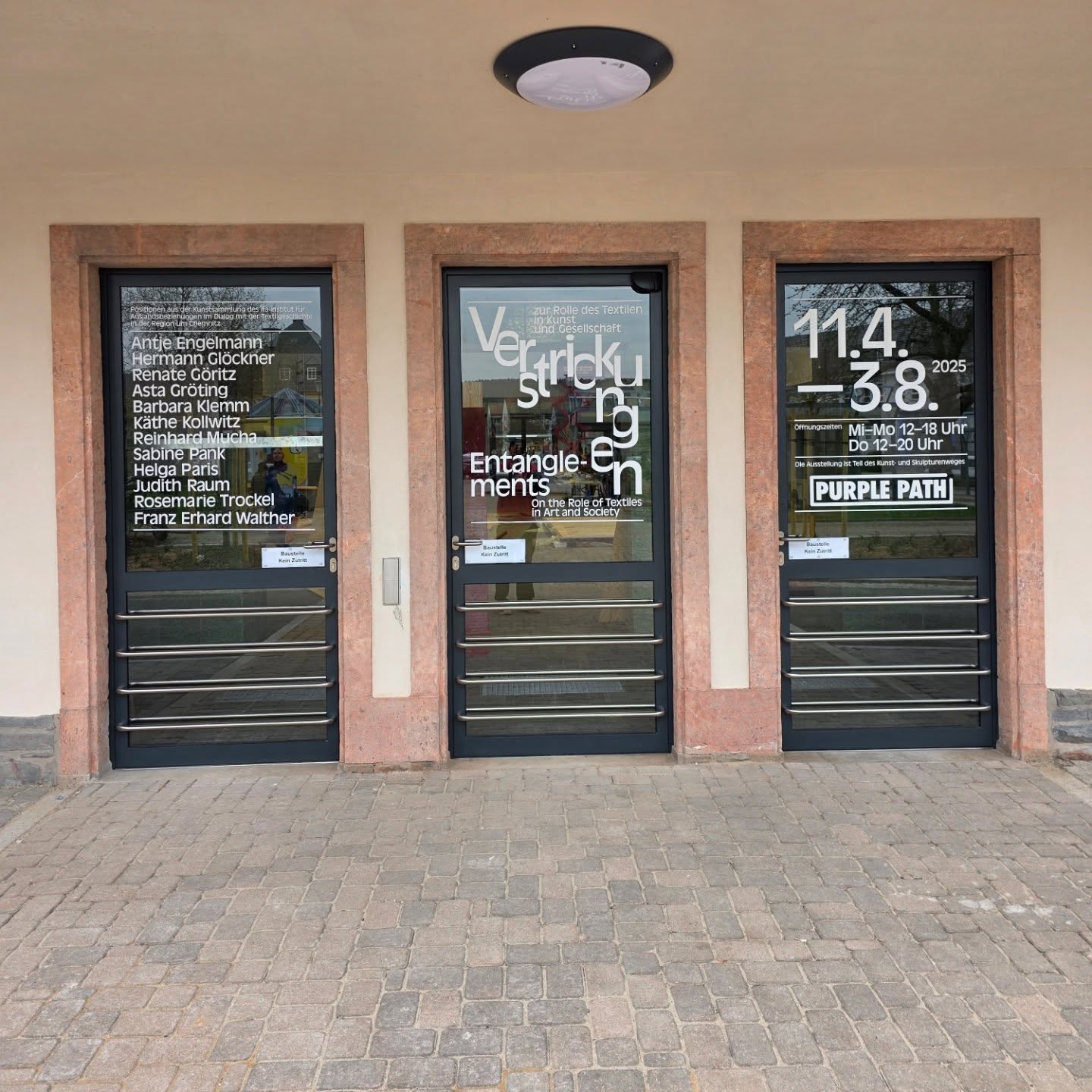 Schaufensterbeschriftung in Chemnitz – Projektbeispiel