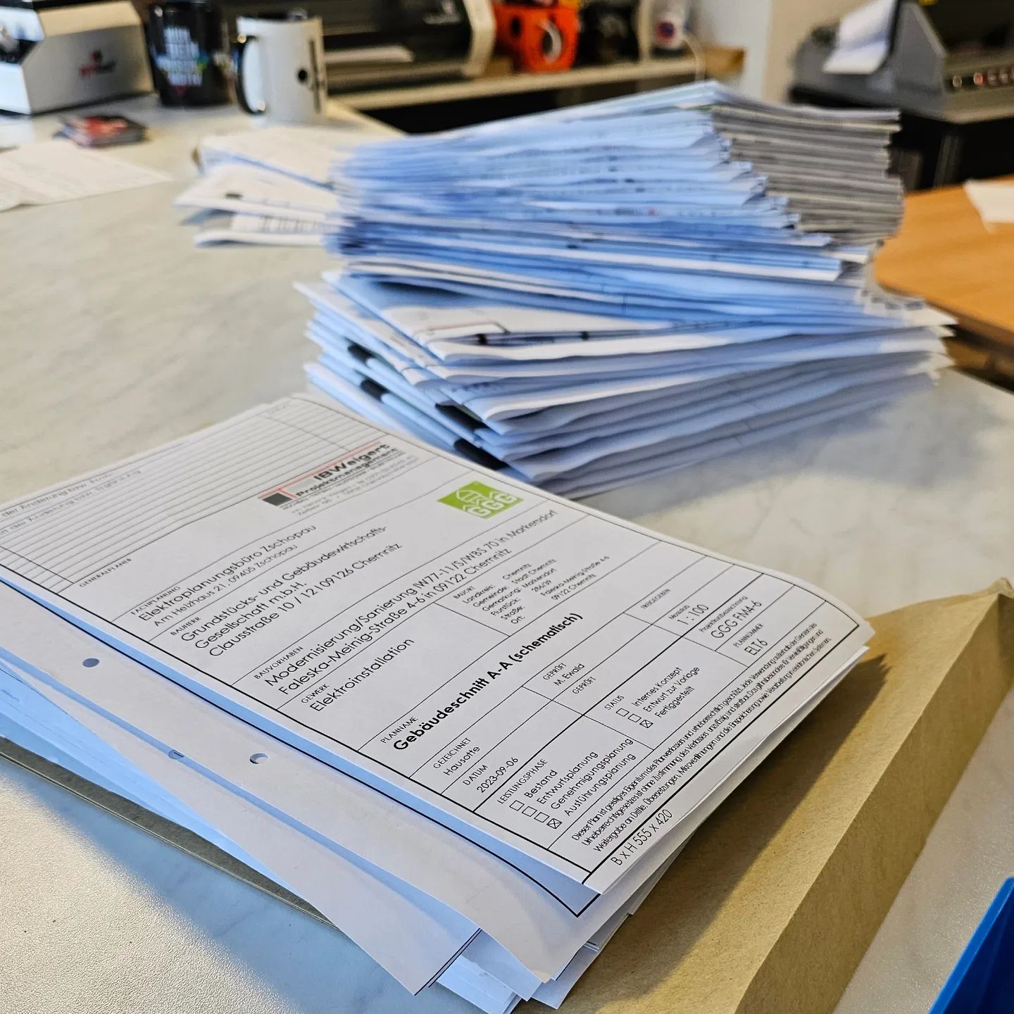 Plotservice – Technische Zeichnungen, Baupläne und CAD-Plots aus Chemnitz
